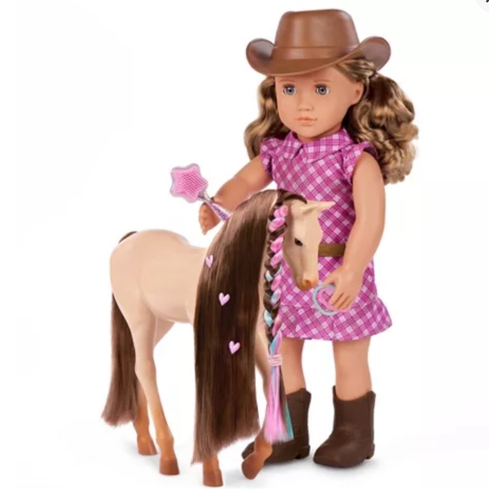 American Girl Doll Our Generation Doll with Horse Set - Picture 3 of 4